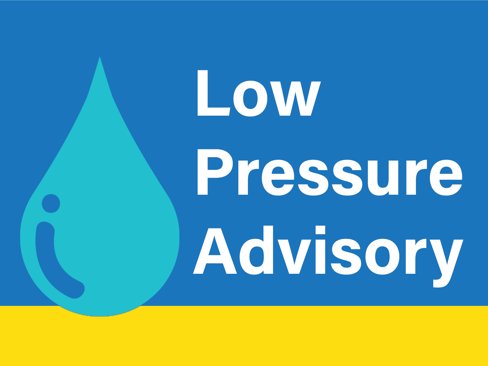 Lower Than Normal Water Pressure in West Port Charlotte March 4